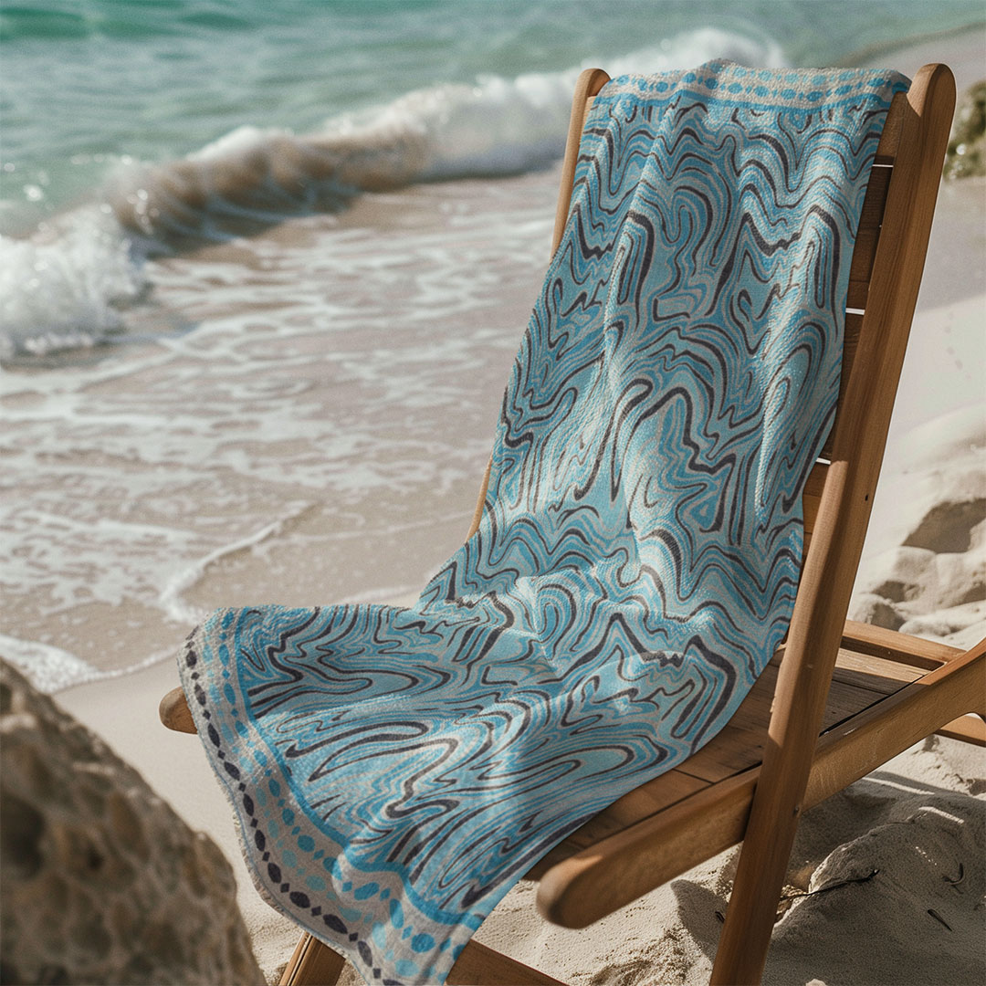 Colourful and stylish beach towel, the perfect fashion accessory to complement your bikini and swimsuits. Soft, very durable, and the ideal weight for use as a towel, shawl, or blanket. Lightweight, quick-dry 100% Aegean, Egyptian, Turkish cotton.